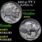 1913-p TY I Buffalo Nickel 5c Grades GEM Unc