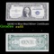 1935E $1 Blue Seal Silver Certificate Grades Choice AU