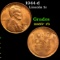 1944-d Lincoln Cent 1c Grades Gem+ Unc RB