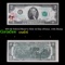 1976 $2 Federal Reserve Note 1st Day of Issue, with Stamp Grades Choice CU