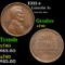 1911-s Lincoln Cent 1c Grades xf