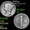 1921-p Mercury Dime 10c Grades g+