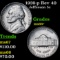 1939-p Rev 40 Jefferson Nickel 5c Grades GEM++ Unc