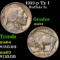 1913-p Ty I Buffalo Nickel 5c Grades Choice Unc