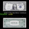 1935E $1 Blue Seal Silver Certificate Grades AU, Almost Unc
