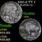 1913-d TY I Buffalo Nickel 5c Grades vf++