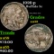 1923-p Buffalo Nickel 5c Grades Choice AU/BU Slider