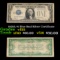 1928A $1 Blue Seal Silver Certificate Grades vf+