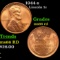 1944-s Lincoln Cent 1c Grades GEM+ Unc RD