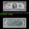 1976 $2 Federal Reserve Note 1st Day of Issue, with Stamp Grades Choice AU/BU Slider