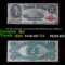 1917 $2 Large Size Legal Tender Note FR-60 Thomas Jefferson Grades f+