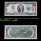 1976 $2 Federal Reserve Note 1st Day of Issue, with Stamp Grades Gem CU