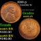 1918-p Lincoln Cent 1c Grades GEM Unc RB
