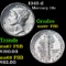 1943-d Mercury Dime 10c Grades GEM++ FSB
