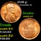 1948-p Lincoln Cent 1c Grades GEM+ Unc RD