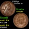 1913-p Lincoln Cent 1c Grades Select Unc BN