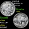 1927-d Buffalo Nickel 5c Grades vf++