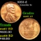 1953-d Lincoln Cent 1c Grades GEM++ Unc RD