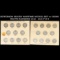 JEFFERSON SILVER WARTIME NICKEL SET 11 COINS WAYTE RAYMOND 1942 - 1945 P D S