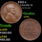 1911-s Lincoln Cent 1c Grades xf+