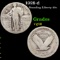 1928-d Standing Liberty Quarter 25c Grades vg+