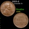 1933-d Lincoln Cent 1c Grades Choice AU