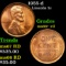 1955-d Lincoln Cent 1c Grades GEM++ RD