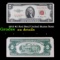 1953 $2 Red Seal United States Note Grades AU Details