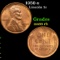 1950-s Lincoln Cent 1c Grades GEM+ Unc RB