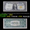 1935A $1 Silver Certificate North Africa, Signatures of Julian & Morgenthau Grades vf+