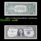 1957A $1 Blue Seal Silver Certificate Grades Choice AU/BU Slider