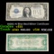 1928A $1 Blue Seal Silver Certificate Grades vf+