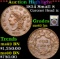 ***Auction Highlight*** 1834 Small 8 Coronet Head Large Cent 1c Graded Select Unc BN BY USCG (fc)