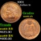 1901 Indian Cent 1c Grades GEM+ Unc RB