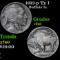1913-p Ty I Buffalo Nickel 5c Grades vf+