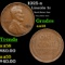 1925-s Lincoln Cent 1c Grades Choice AU/BU Slider