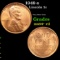 1949-s Lincoln Cent 1c Grades Choice+ Unc RD