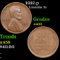 1912-p Lincoln Cent 1c Grades Choice AU