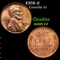 1958-d Lincoln Cent 1c Grades GEM+ Unc RD