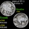 1913-d TY I Buffalo Nickel 5c Grades vf+
