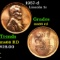 1957-d Lincoln Cent 1c Grades GEM+ Unc RD