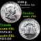1949-p Franklin Half Dollar 50c Grades GEM+ FBL