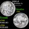 1919-d Buffalo Nickel 5c Grades vf+