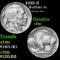 1918-d Buffalo Nickel 5c Grades vf++