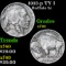 1913-p TY I Buffalo Nickel 5c Grades xf
