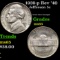 1939-p Rev '40 Jefferson Nickel 5c Grades GEM Unc