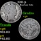 1911-p Barber Half Dollars 50c Grades vg, very good