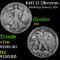 1917-d Walking Liberty Half Dollar 50c Grades f+