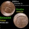 1921-s Lincoln Cent 1c Grades Select Unc BN
