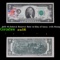 1976 $2 Federal Reserve Note 1st Day of Issue, with Stamp Grades Choice AU/BU Slider